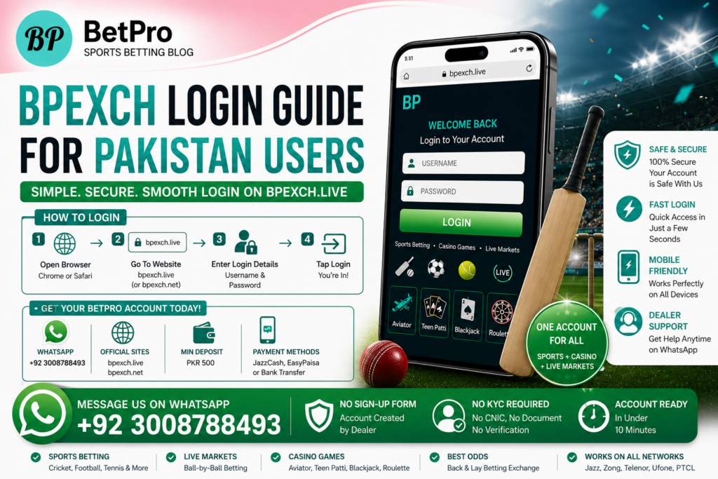 BPExch Login Guide for Pakistan Users step by step 2025