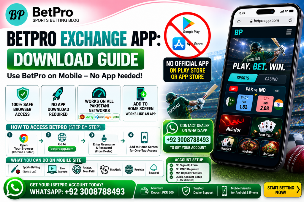 BetPro Exchange App safe download guide for Android 2025