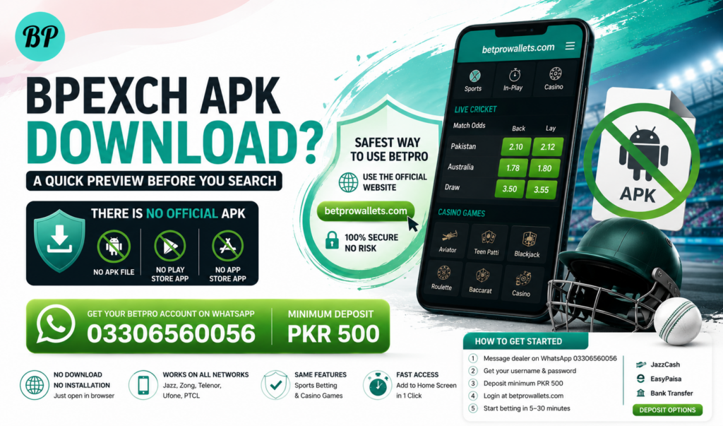 Warning preview about searching for BpExch APK download and safer browser alternative