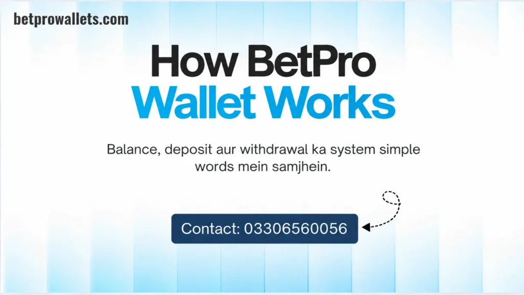 How BetPro wallet works guide